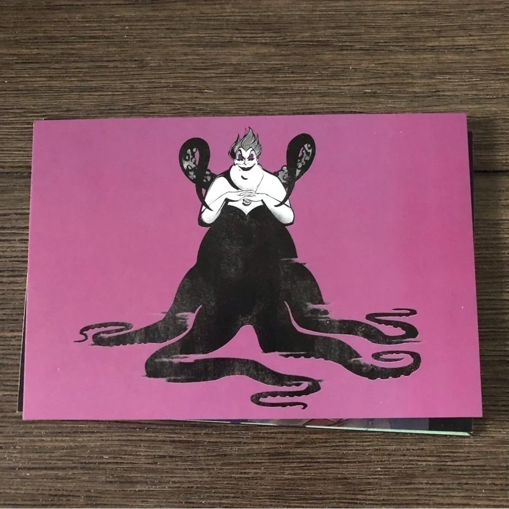 Disney Villains Postcards: The Little Mermaid: Ursula 3 pack.